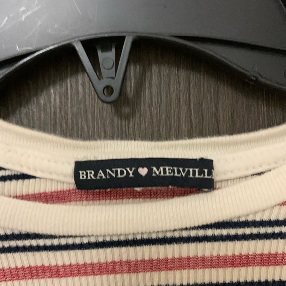 Brandy Melville Long Sleeve Striped Shirt - Picture 3 of 3